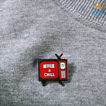 Load image into Gallery viewer, Netflix & Chill Combo - Socks and Pin
