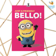 Load image into Gallery viewer, Official Minions Poster with Snowing Effect