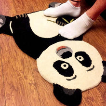 Load image into Gallery viewer, Handcrafted Panda Shaped Rug