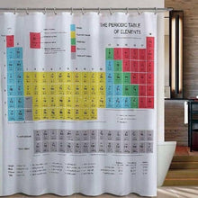 Load image into Gallery viewer, Periodic Table Shower Curtain