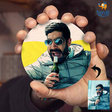 Load image into Gallery viewer, Personalized Comic Wooden Coasters | COD Not available