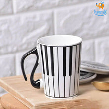Load image into Gallery viewer, Piano Keyboard Mug With Lid