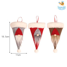 Load image into Gallery viewer, 3D Santa Hat Cutlery Cover