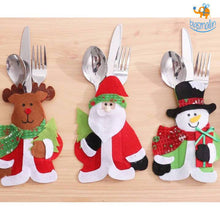 Load image into Gallery viewer, Christmas Cutlery Cover - Pack Of 4
