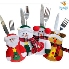 Load image into Gallery viewer, Christmas Cutlery Cover - Pack Of 4