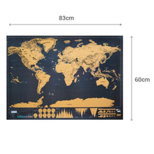 Load image into Gallery viewer, Scratch World Map