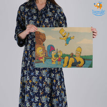 Load image into Gallery viewer, Simpsons Kraft Paper Poster