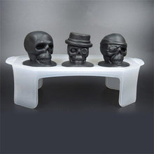 Load image into Gallery viewer, Skull Ice Mould- Set of 3