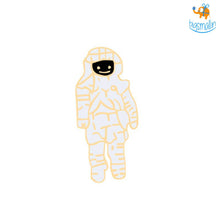 Load image into Gallery viewer, Spaceman Metallic Lapel Pins - Set of 2