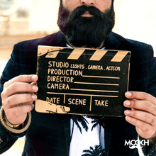 Load image into Gallery viewer, Movie Clapboard A6 Notebook With Elastic