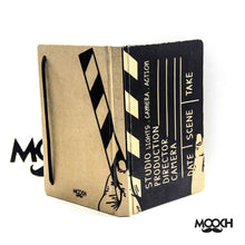 Load image into Gallery viewer, Movie Clapboard A6 Notebook With Elastic