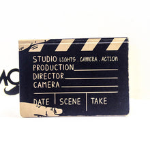 Load image into Gallery viewer, Movie Clapboard A6 Notebook With Elastic