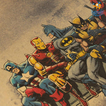 Load image into Gallery viewer, Superheroes Chilling Poster