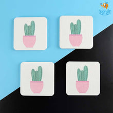 Load image into Gallery viewer, Diatomite Absorbent Drink Coasters - Set of 4