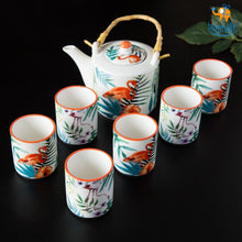 Load image into Gallery viewer, Tropical Teapot Mug Set - Set of 7