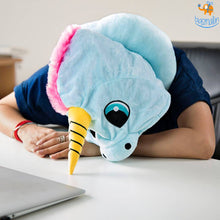 Load image into Gallery viewer, Unicorn Hoodie Neck Pillow