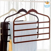Load image into Gallery viewer, Multi-layer Cloth Hanger (Black)