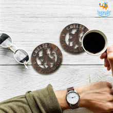 Load image into Gallery viewer, Chelsea Laser Cut Wooden Coasters - Set of 4