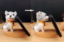 Load image into Gallery viewer, 3D Wooden Doggo Mobile Stand