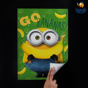 Official Minions Poster with Snowing Effect