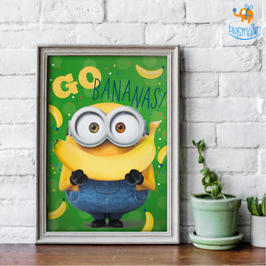 Official Minions Poster with Snowing Effect