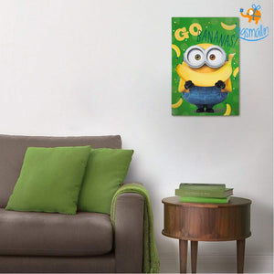 Official Minions Poster with Snowing Effect