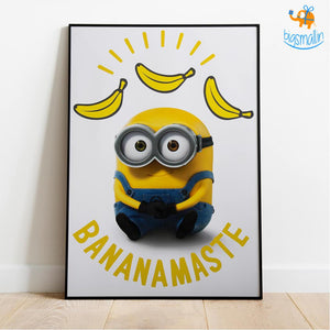 Official Minions Poster with Snowing Effect