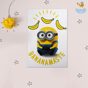 Official Minions Poster with Snowing Effect
