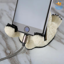 Load image into Gallery viewer, Polar Bear Ceramic Mobile Stand
