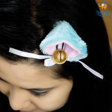 Load image into Gallery viewer, Cat Ear Hair Pins With Bells - Set of 2
