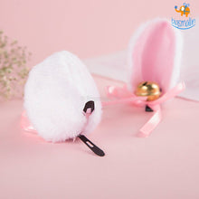 Load image into Gallery viewer, Cat Ear Hair Pins With Bells - Set of 2
