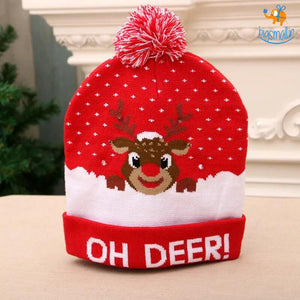 Christmas Cap With LED Lights