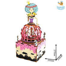 Load image into Gallery viewer, DIY Music Box Wooden Puzzle - Princess
