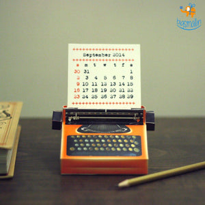 DIY Typewriter Calendar 2020 & 2021