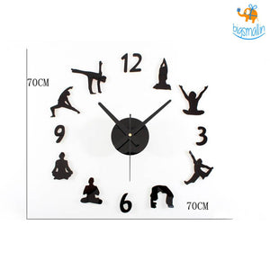 DIY Yoga Clock