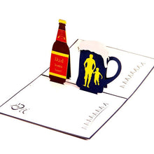 Load image into Gallery viewer, Daddy Beer Pop up Card

