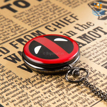 Load image into Gallery viewer, Deadpool Spiderman Pocket Watch
