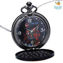 Load image into Gallery viewer, Deadpool Spiderman Pocket Watch
