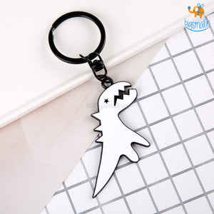Dino Metallic Keychain