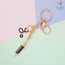 Load image into Gallery viewer, Doctor Essentials Metallic Keychain
