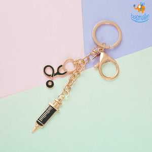 Doctor Essentials Metallic Keychain