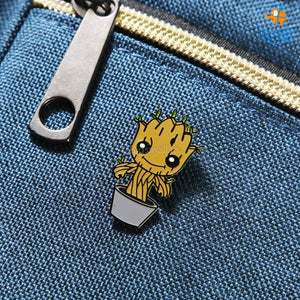 Groot Metallic Lapel Pin