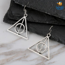 Load image into Gallery viewer, Official Harry Potter Deathly Hallow Earrings
