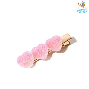 Ombre Heart Hair Clips