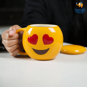 Hearty Eyes 3D Emoji Mug
