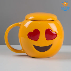 Hearty Eyes 3D Emoji Mug