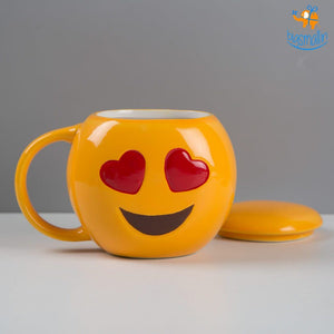Hearty Eyes 3D Emoji Mug