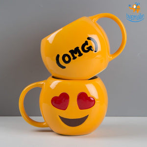 Hearty Eyes 3D Emoji Mug