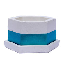 Load image into Gallery viewer, Hexagon Concrete Planter
