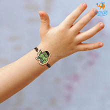 Load image into Gallery viewer, Hulk Wooden Rakhi
